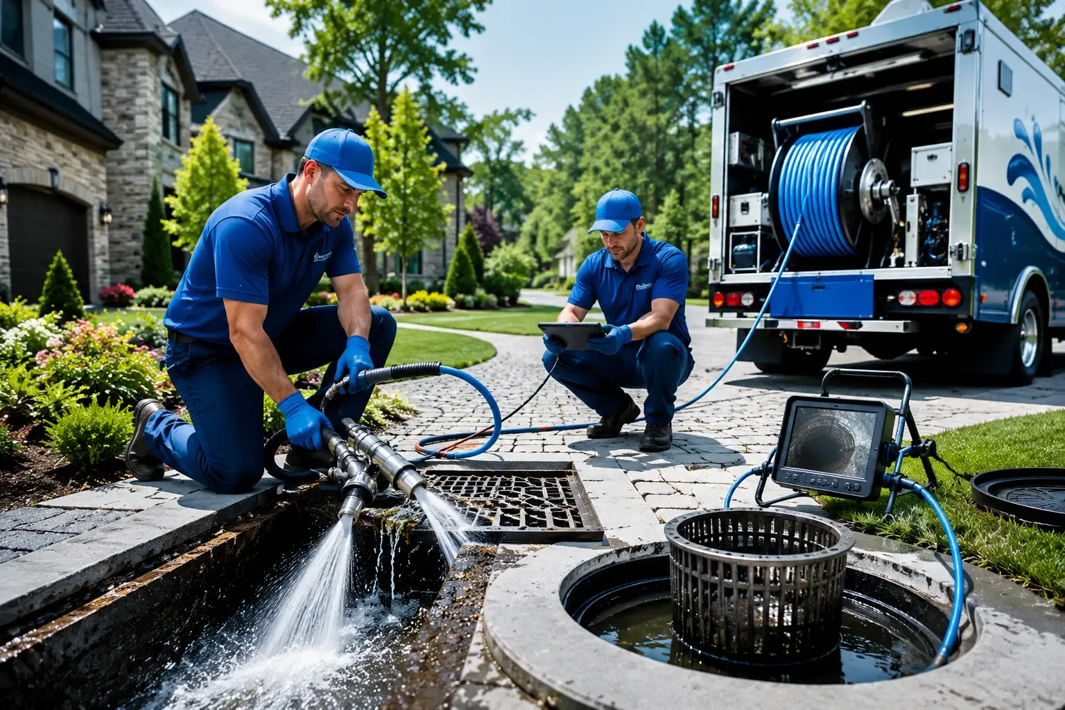 Local outdoor drain cleaning professionals in Holly Springs, NC